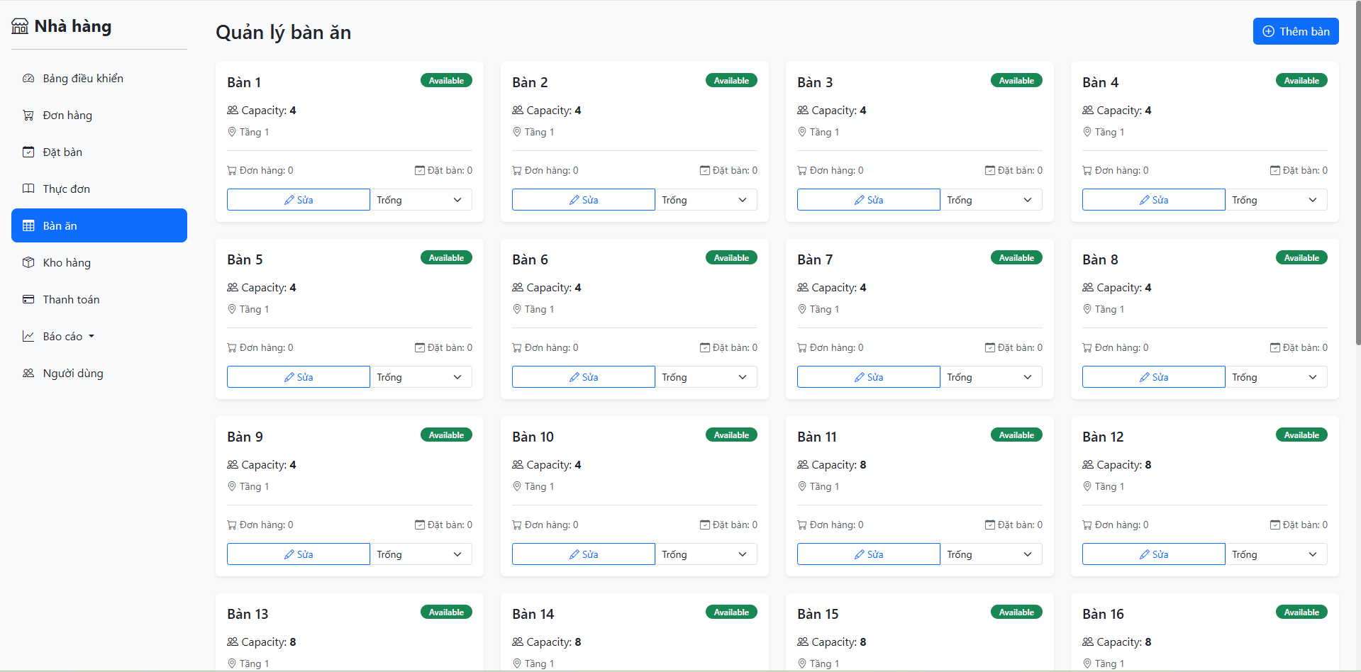 Website quản lý nhà hàng thumbnail 8