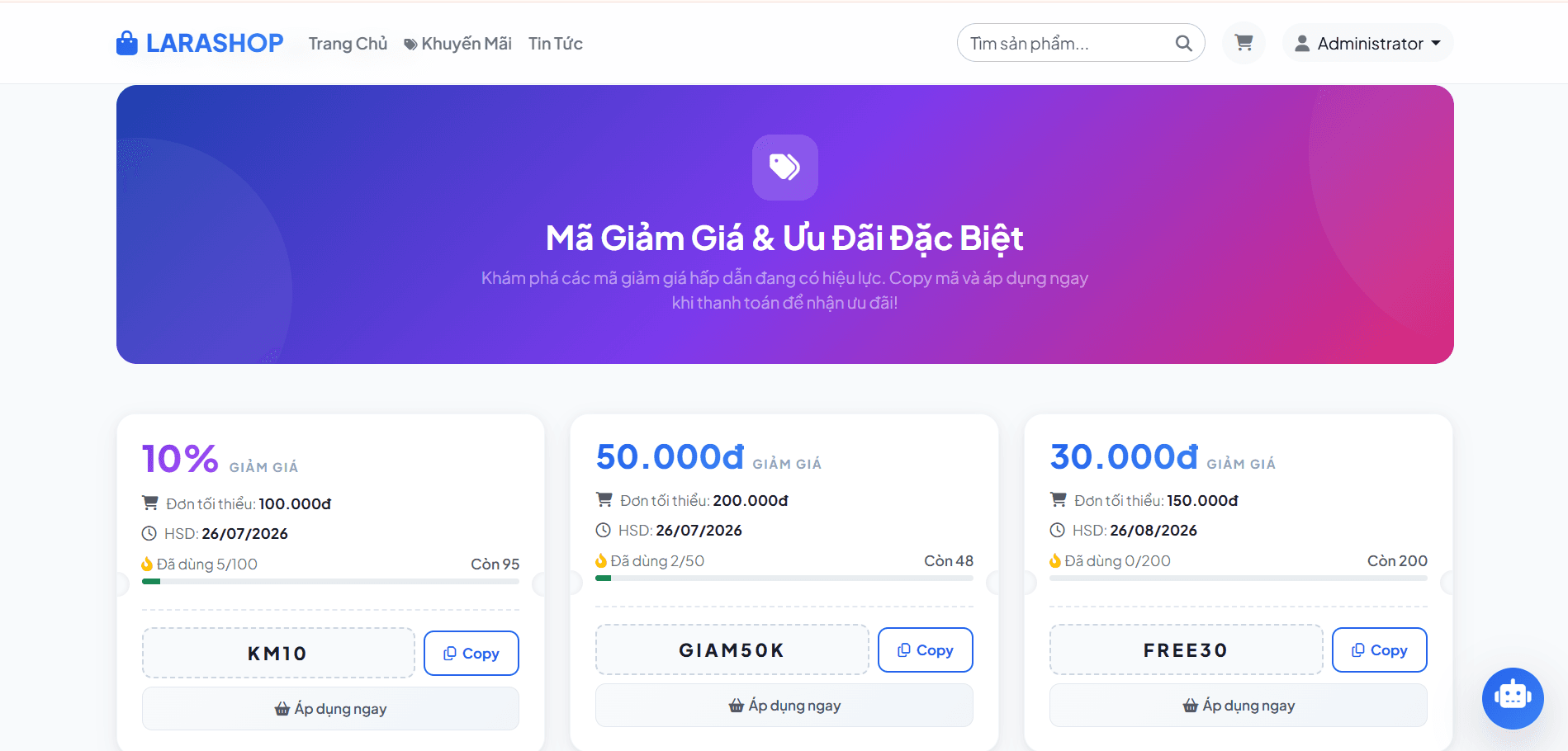 Website Bán Hàng Tích Hợp AI Chatbot Tư Vấn Và Thanh Toán VNPay thumbnail 2