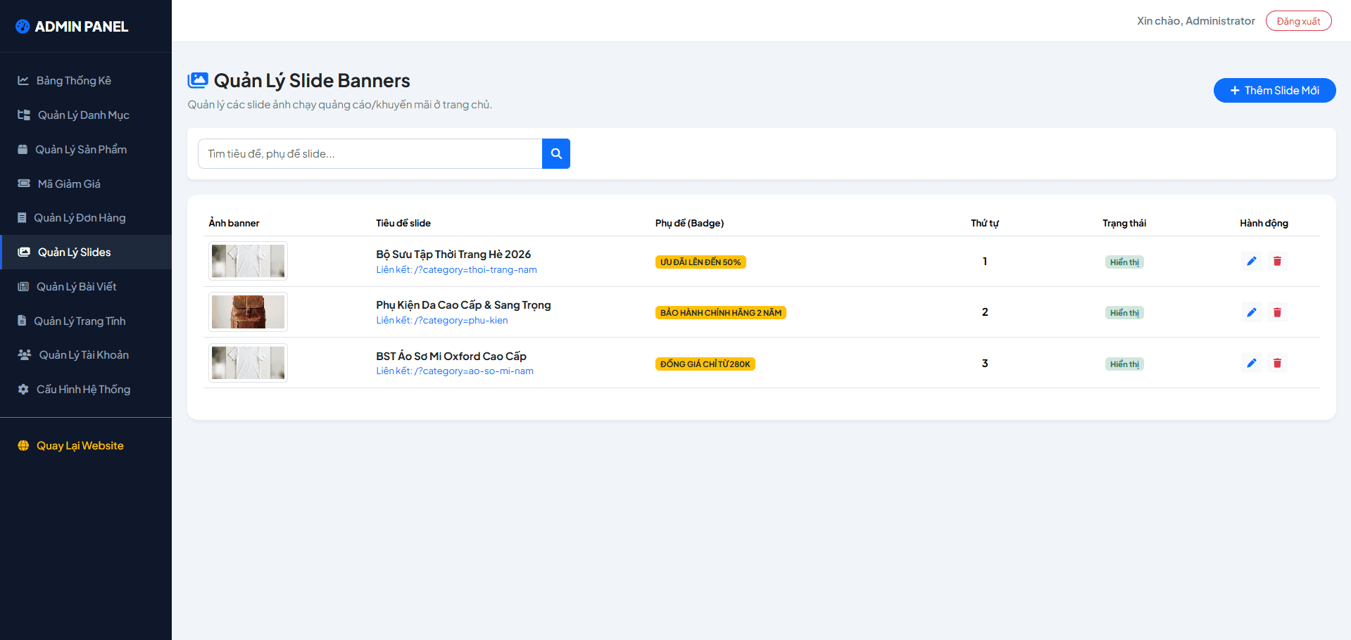 Website Bán Hàng Tích Hợp AI Chatbot Tư Vấn Và Thanh Toán VNPay thumbnail 7