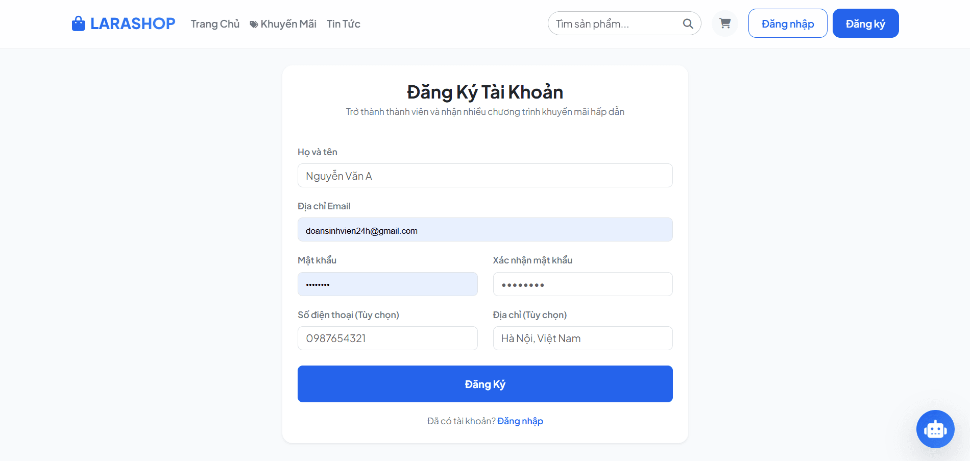 Website Bán Hàng Tích Hợp AI Chatbot Tư Vấn Và Thanh Toán VNPay thumbnail 12