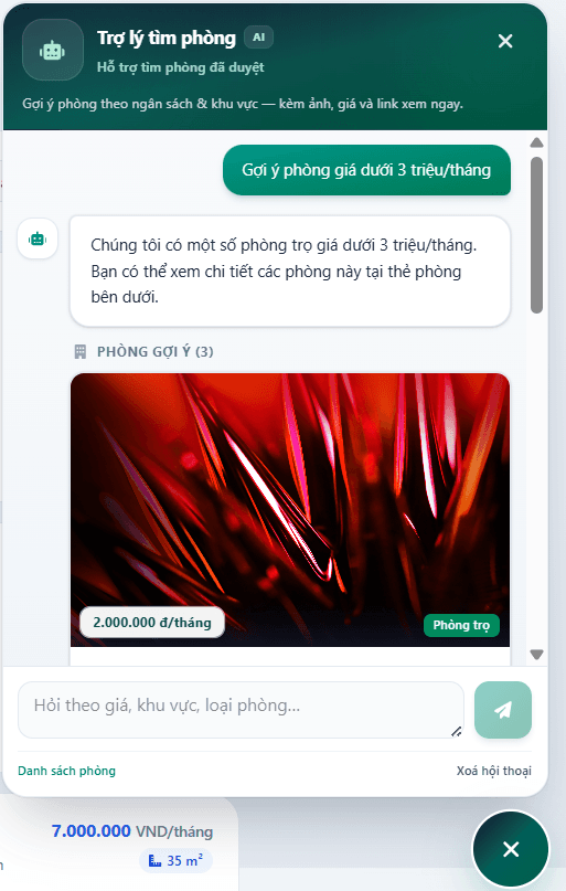 Website Quản Lý Phòng Trọ Tích Hợp AI Tư Vấn Và Cổng Thanh Toán VNPay thumbnail 5
